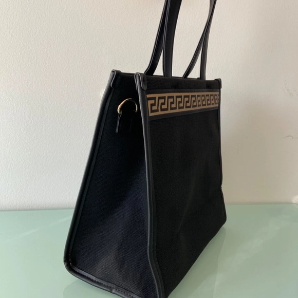 Versace Parfums 2way bag Black and Gold Shoulder Bag - Picture 5 of 10